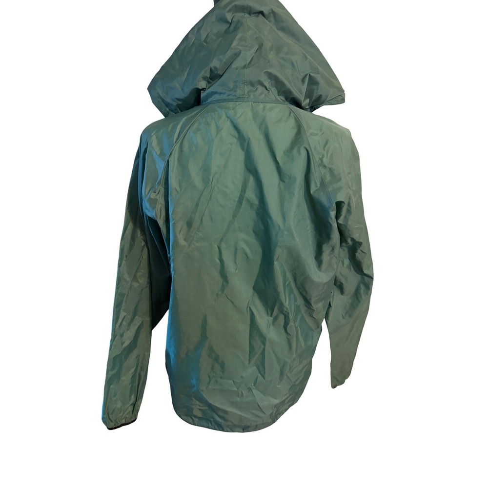 Sierra Designs Vintage Anorak Windbreaker Jacket Green Mens Half Zip Hooded - Picture 2 of 8